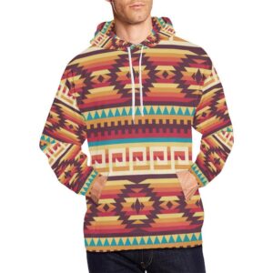 Aztec Native American Tribal Navajo Indians Print Men Pullover Hoodie 9998fb9f 0aea 415f aa39 0f6889b301c8