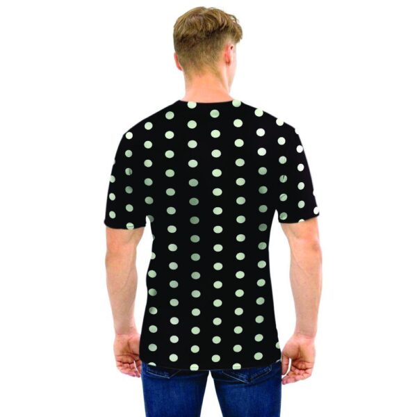 Black And White Polka Dot Men T Shirt