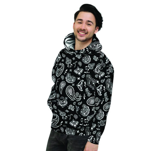 Black Bandana Men’s Hoodie