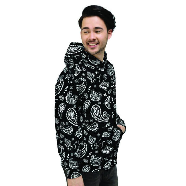 Black Bandana Men’s Hoodie