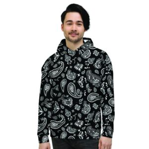 Black Bandana Mens Hoodie b0da92d4 6477 4b16 a6e5 70c7f368c312