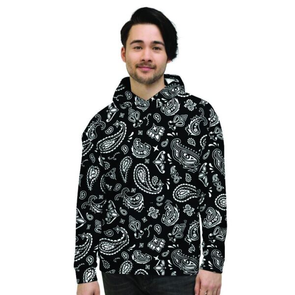 Black Bandana Men’s Hoodie