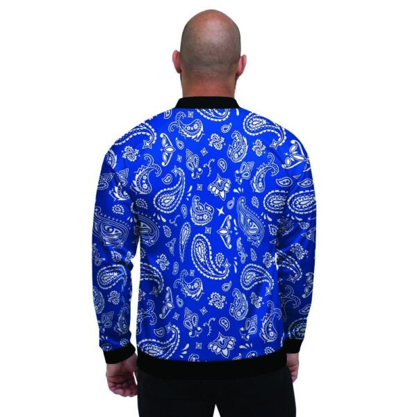 Blue Bandana Men’s Bomber Jacket