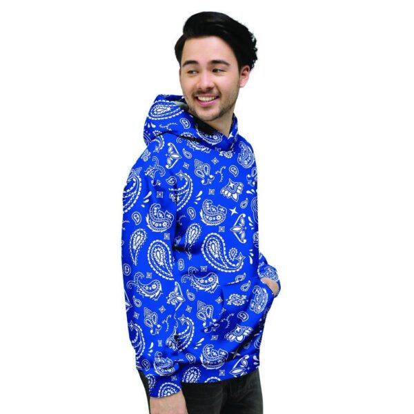 Blue Bandana Men’s Hoodie