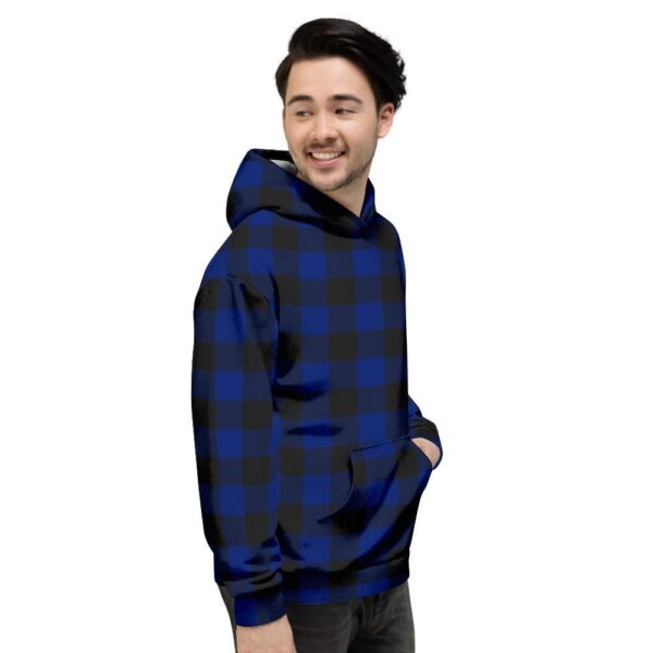 Blue Buffalo Plaid Men’s Hoodie