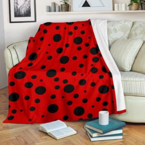 Ladybug Pattern Print Blanket 90ccf8ad 79fc 42bb a25f a8cb7996f5ed