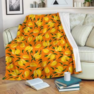 Mango Pattern Print Blanket 9af3e10a 0e8a 4890 a655 472983bb7422