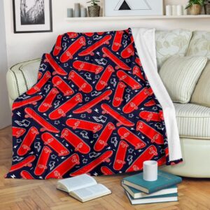 Pattern Print Skateboard Blanket 89ba71bb 2485 40e6 a40d 305f3ed0c613