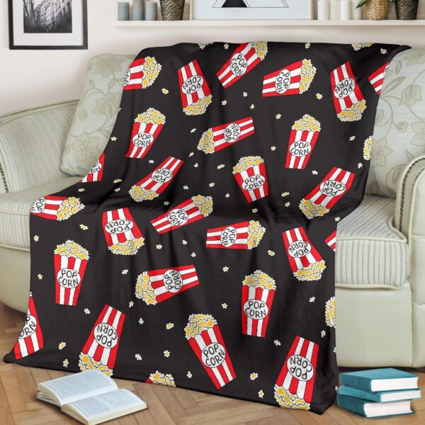 Popcorn Print Pattern Blanket