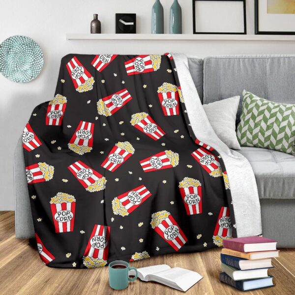 Popcorn Print Pattern Blanket