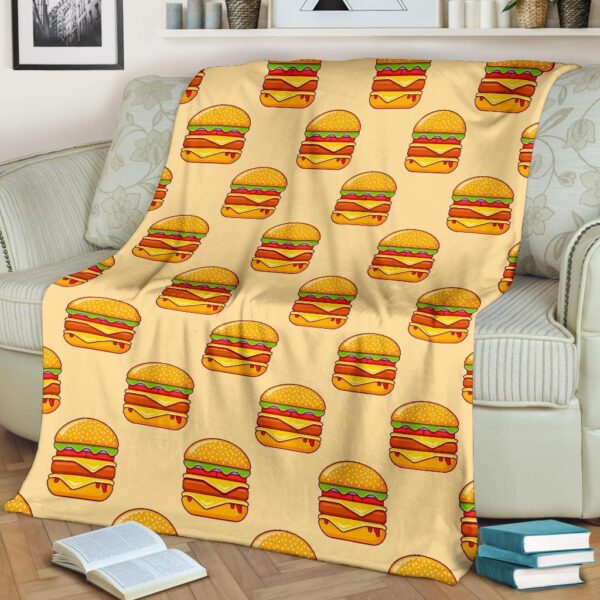 Print Pattern Hamburger Blanket