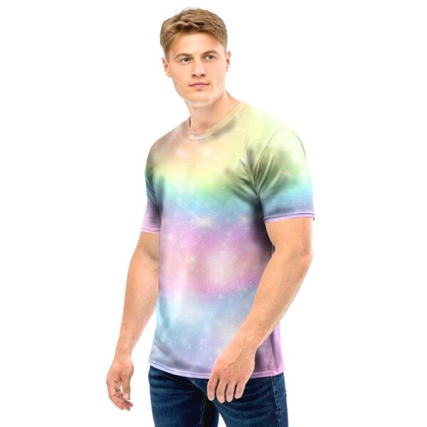 Psychedelic Trippy Holographic Men T Shirt