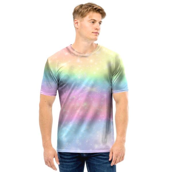 Psychedelic Trippy Holographic Men T Shirt