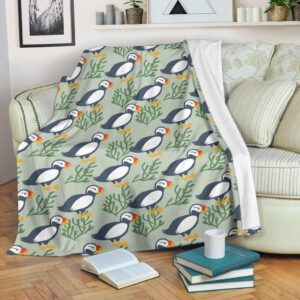 Puffin Cute Pattern Print Blanket ffa4c4aa b8bd 4e34 b169 9b940bf5b1d8