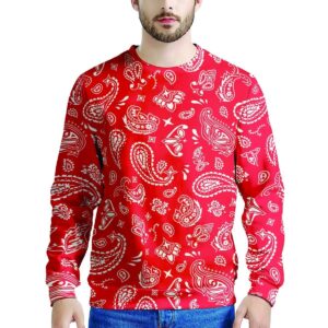 Red Bandana Mens Sweatshirt 55f0535d 1648 435c a962 4fcd66a873c9