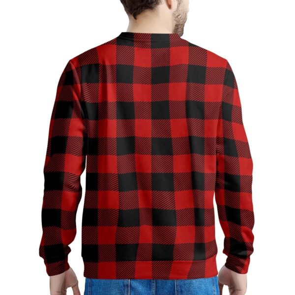 Red Plaid Men’s Sweatshirt