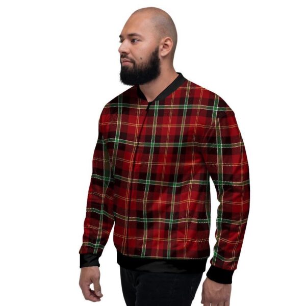 Royal Stewart Red Plaid Tartan Men’s Bomber Jacket