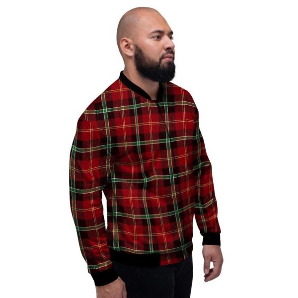 Royal Stewart Red Plaid Tartan Men’s Bomber Jacket