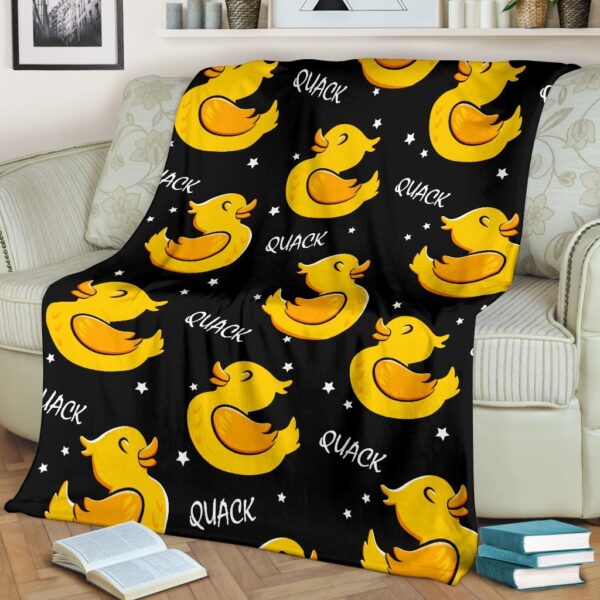 Rubber Duck Print Pattern Blanket