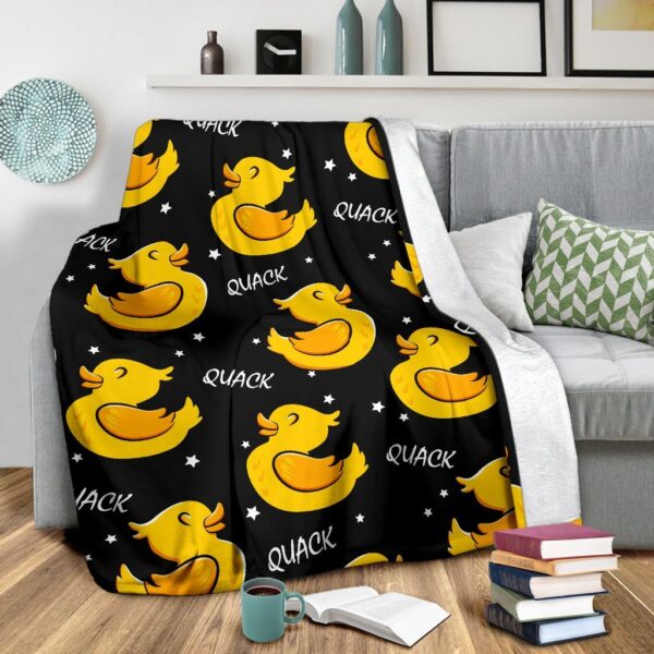 Rubber Duck Print Pattern Blanket