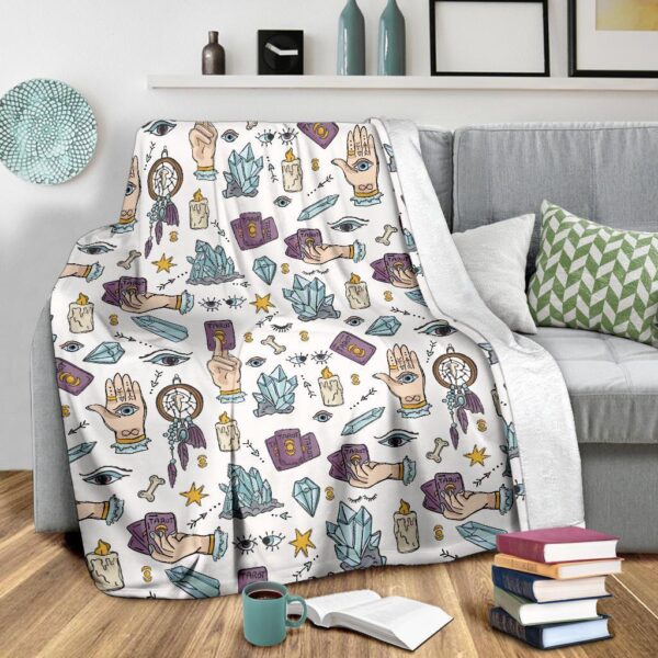 Tarot Pattern Print Blanket