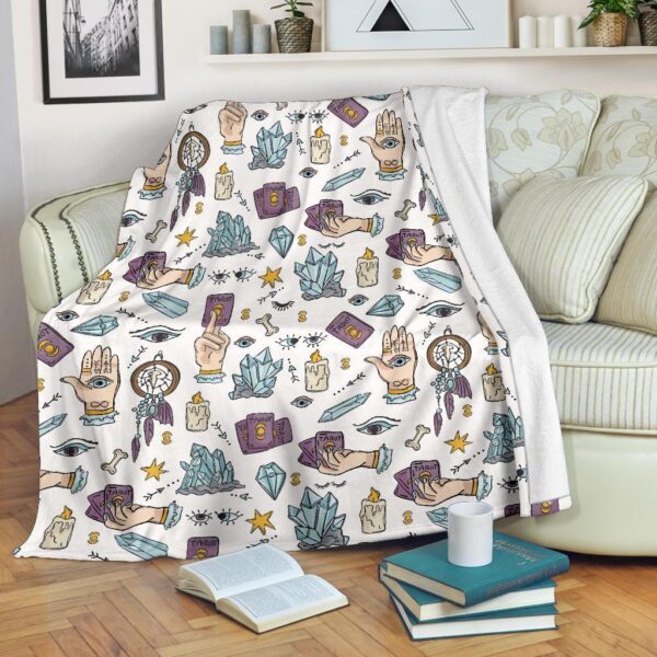 Tarot Pattern Print Blanket