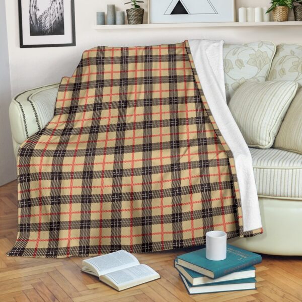 Tartan Scottish Beige Plaids Blanket