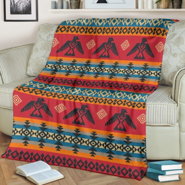 Tribal Navajo Native Indians American Aztec Print Blanket