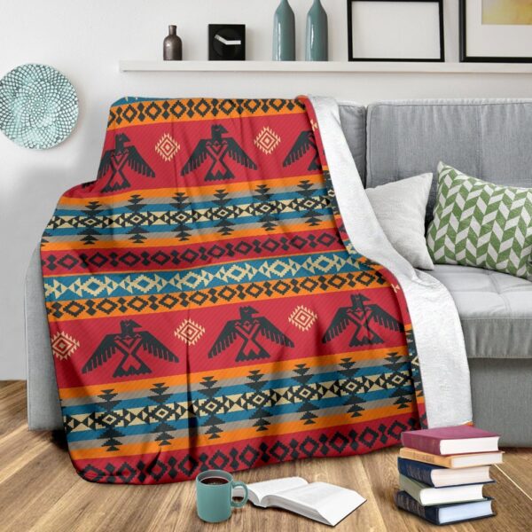 Tribal Navajo Native Indians American Aztec Print Blanket