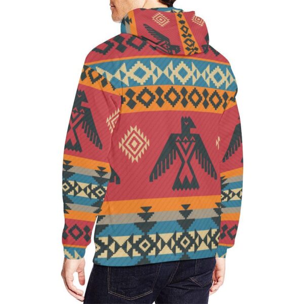 Tribal Navajo Native Indians American Aztec Print Men Pullover Hoodie