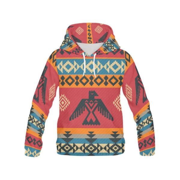 Tribal Navajo Native Indians American Aztec Print Men Pullover Hoodie