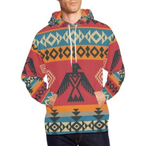 Tribal Navajo Native Indians American Aztec Print Men Pullover Hoodie ca8fb662 0713 46df 8b1c a39a2563fe57