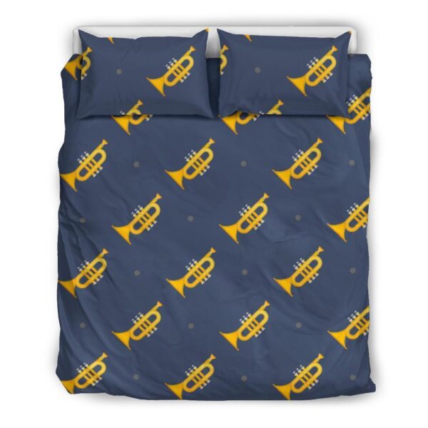 Trumpet Print Pattern Duvet Cover Bedding Set