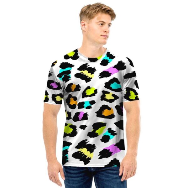 White Leopard Men T Shirt